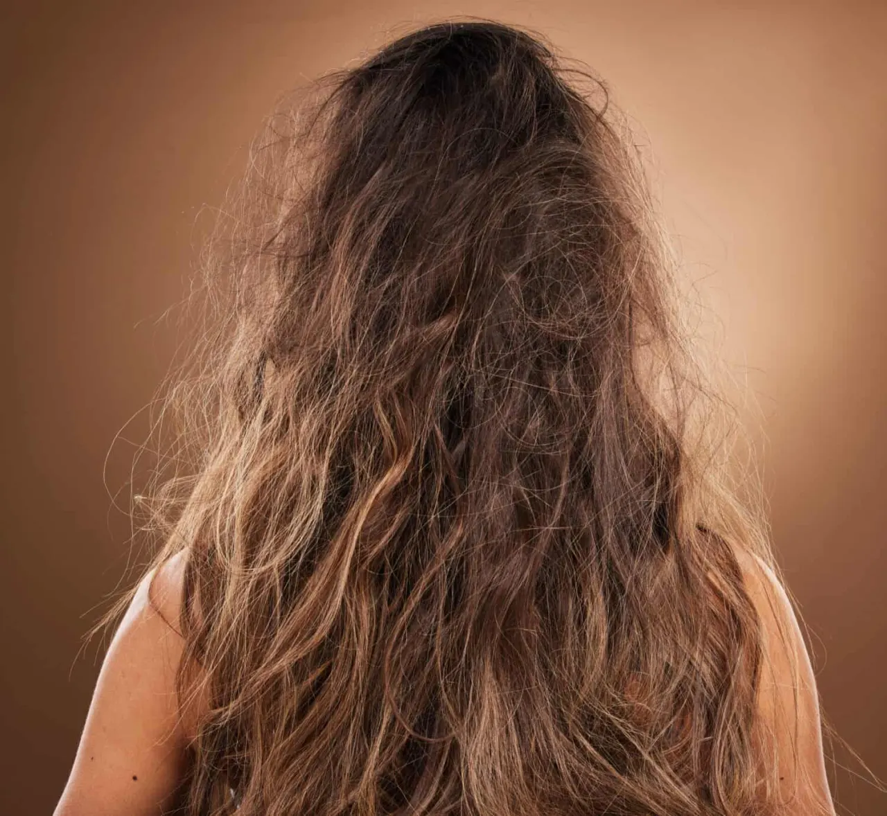 rambut rusak