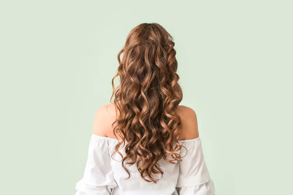rambut ikal sehat