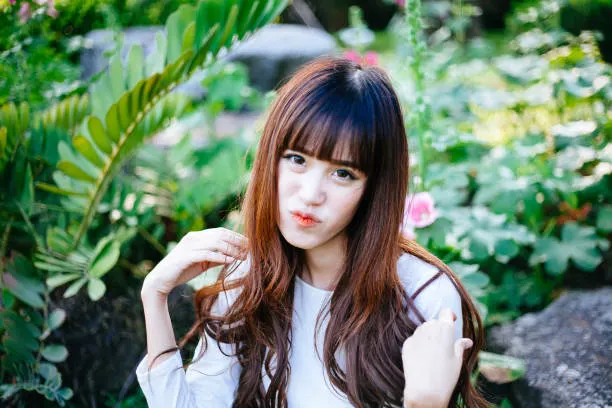 Beauty Girl In The Garden #2